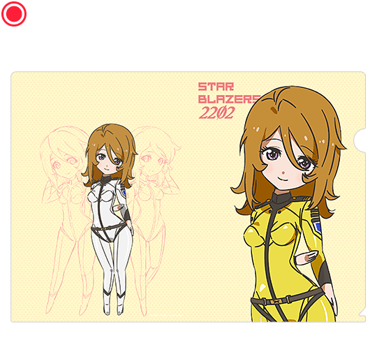 クリアファイル【ちょこっと雪】