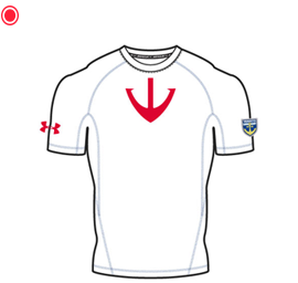UA YAMATO COMPRESSION WHT/RED