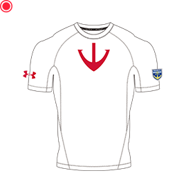 UA YAMATO COMPRESSION WHT/RED