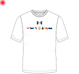 UA YAMATO 3COLOR LOGO CC T WHT