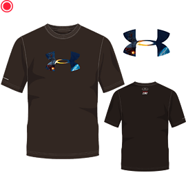 UA YAMATO BIG LOGO T BLK