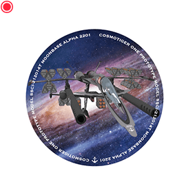 缶バッジ（コスモタイガーⅠ）