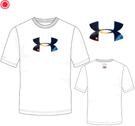 UA YAMATO BIG LOGO T WHT