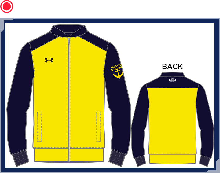 UA YAMATO Jersey Jacket 6 NAVY/YELLOW