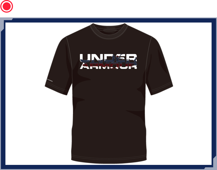 UA YAMATO SILHOUETTE CC T BLK