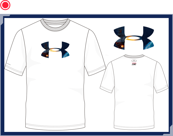 UA YAMATO BIG LOGO T WHT