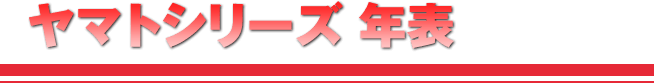 ヤマトシリーズ●年表